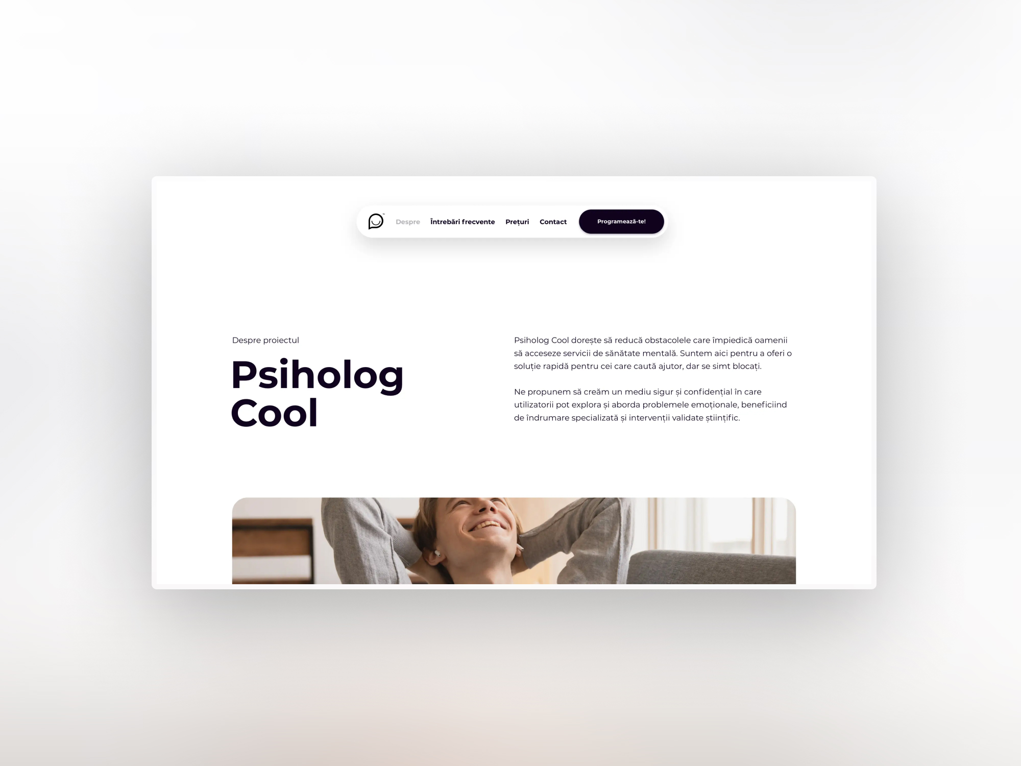 Psiholog Cool About Page